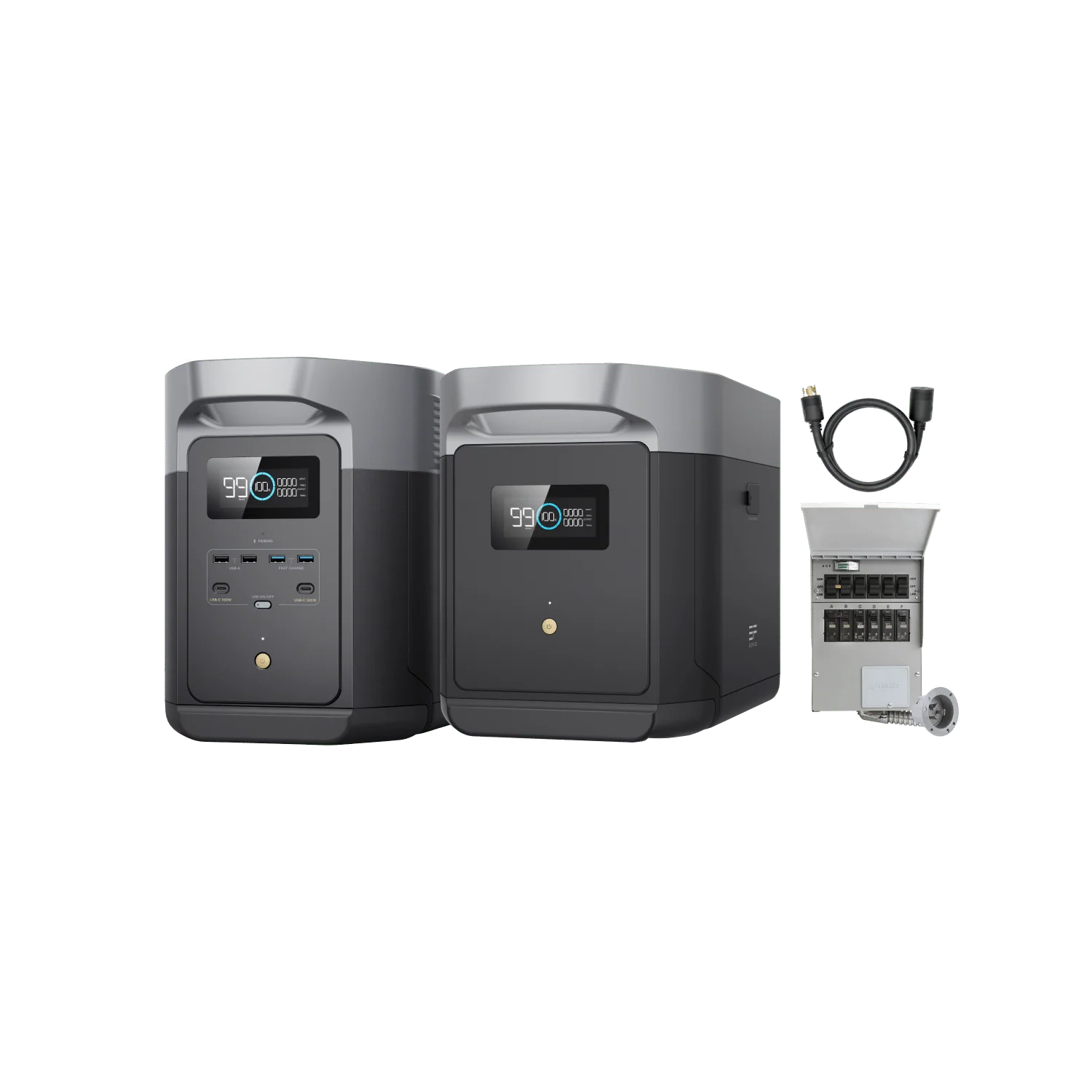 EcoFlow DELTA 2 Max + Extra Battery + Transfer Switch - Image 2
