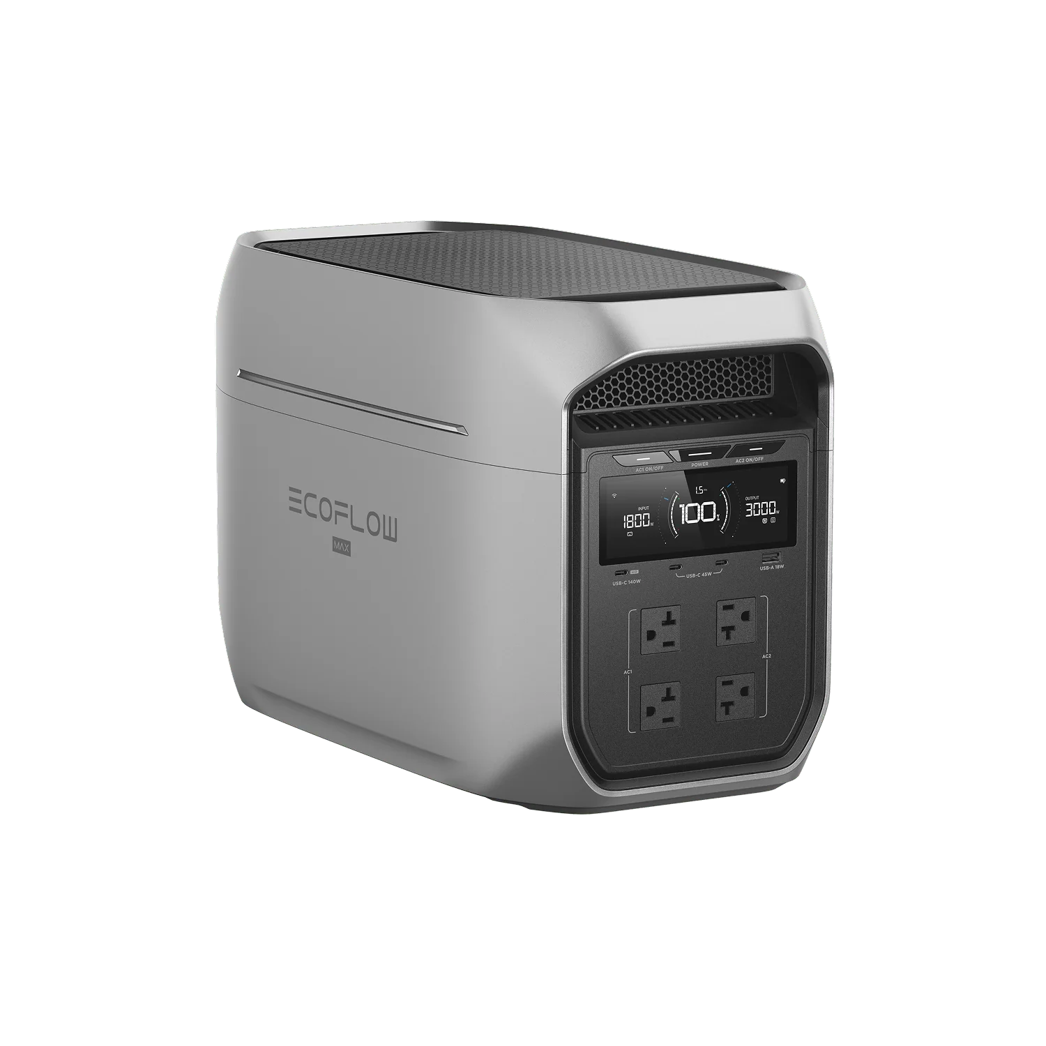 EcoFlow DELTA 3 Max Series Portable Power Station (2048Wh) - Image 4