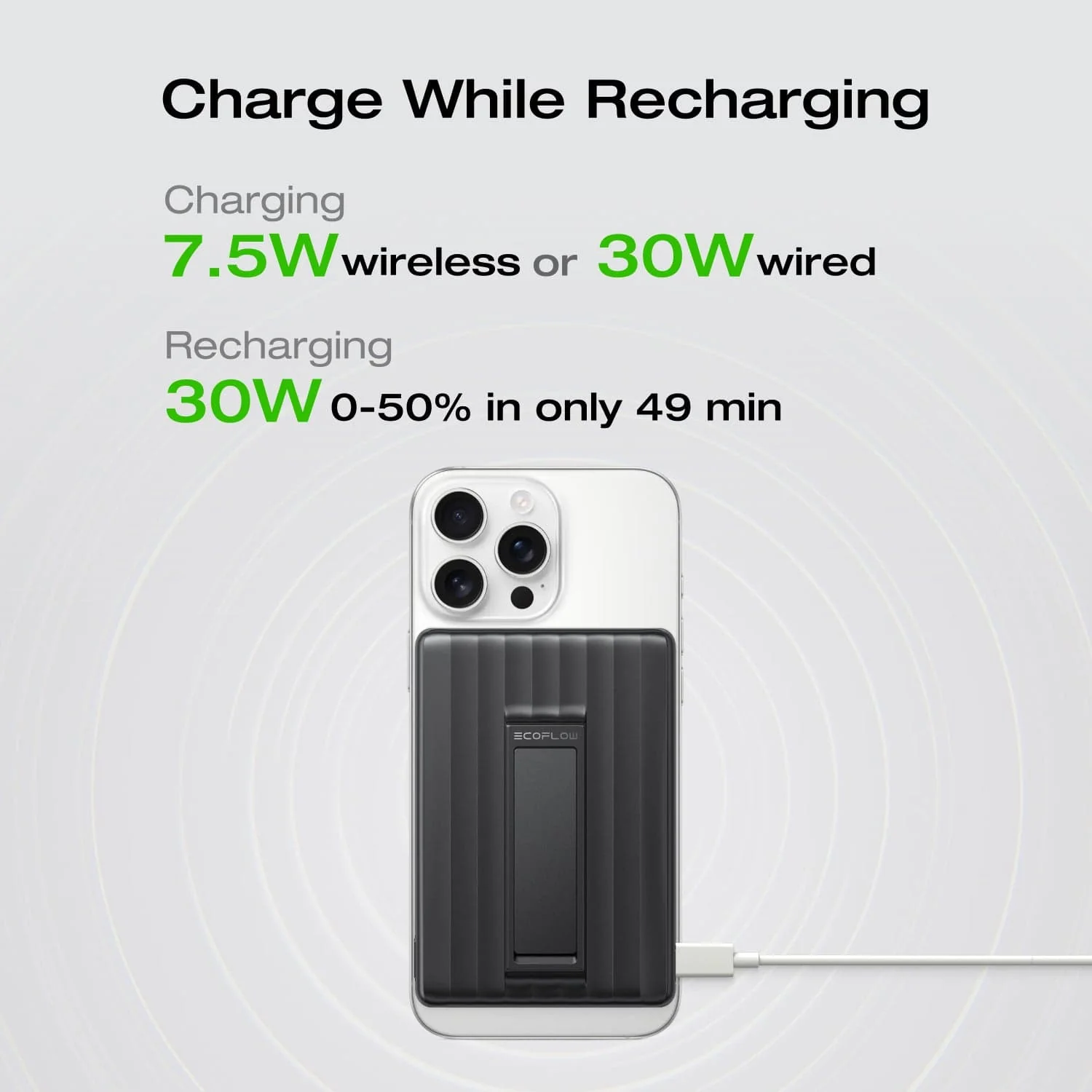 EcoFlow RAPID Mag Power Bank (10,000mAh, 7.5W, Magnetic Charging) - Image 11